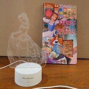 Disney Stories That Sparkle Book And Light Up Princess Bundle